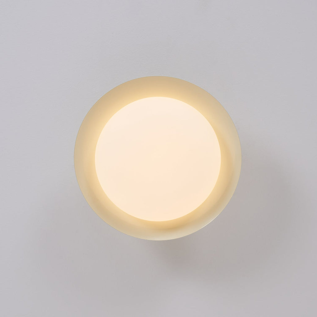 Plafoniera rotonda a LED - Bagliore naturale ed eleganza discreta