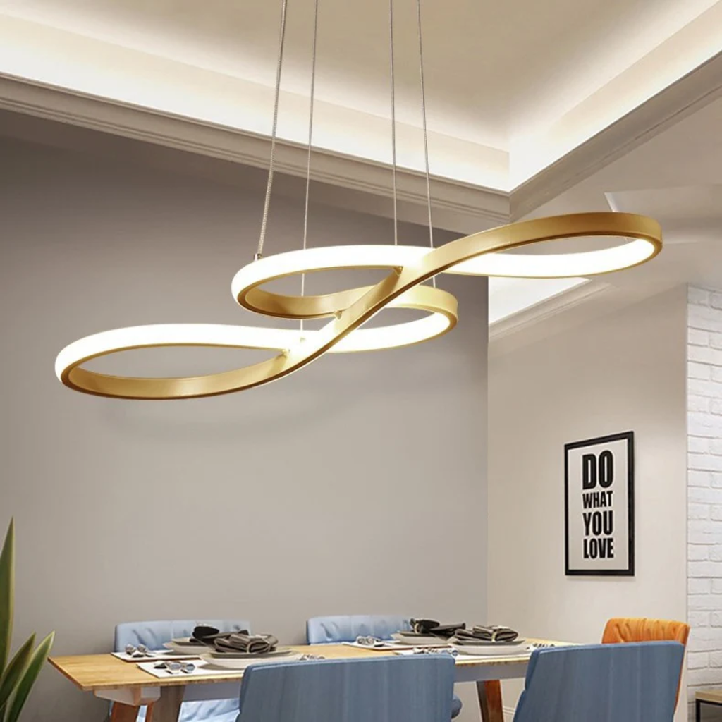 Moderne LED-ophæng i ringe – Elegant og futuristisk design 