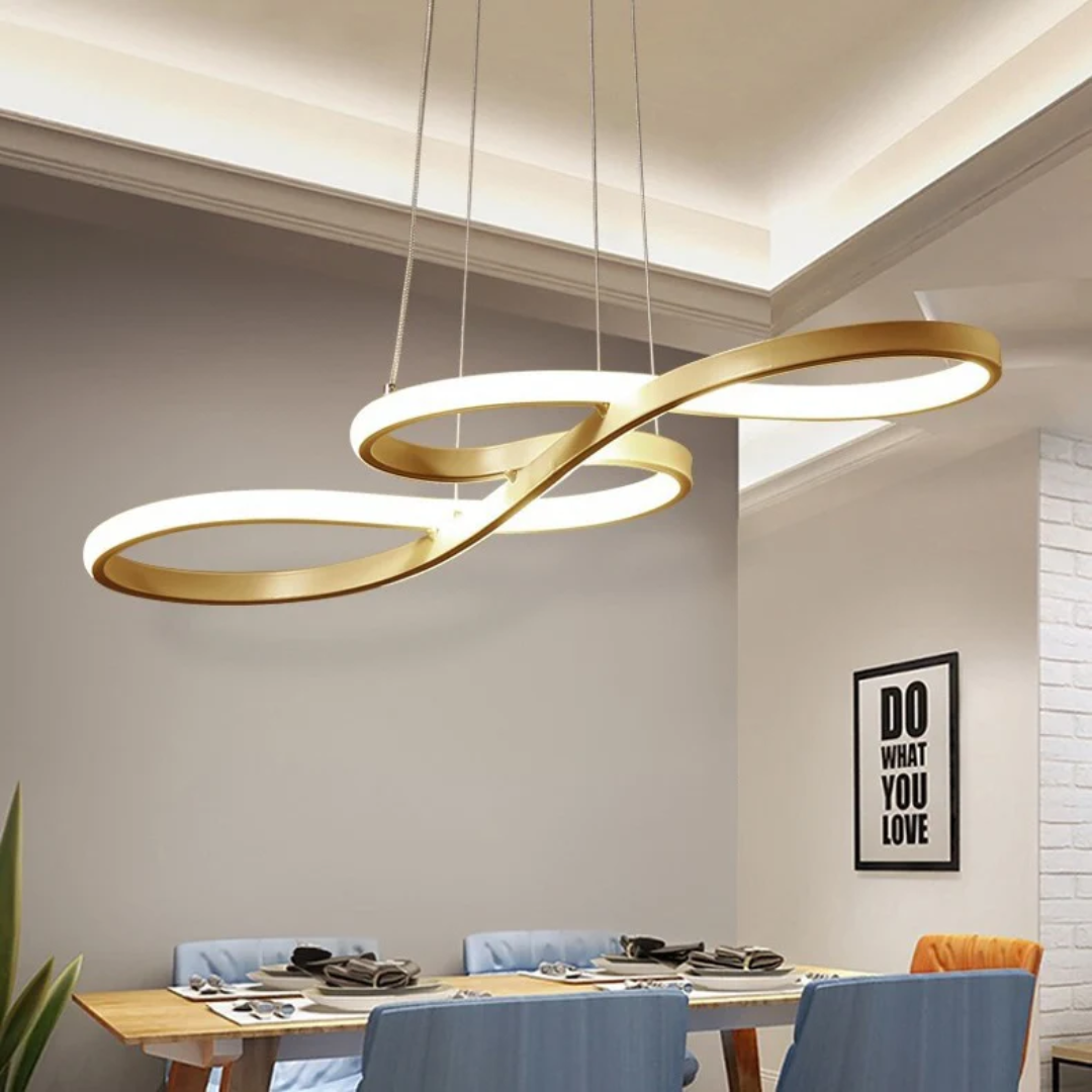 Moderne LED-ophæng i ringe – Elegant og futuristisk design 