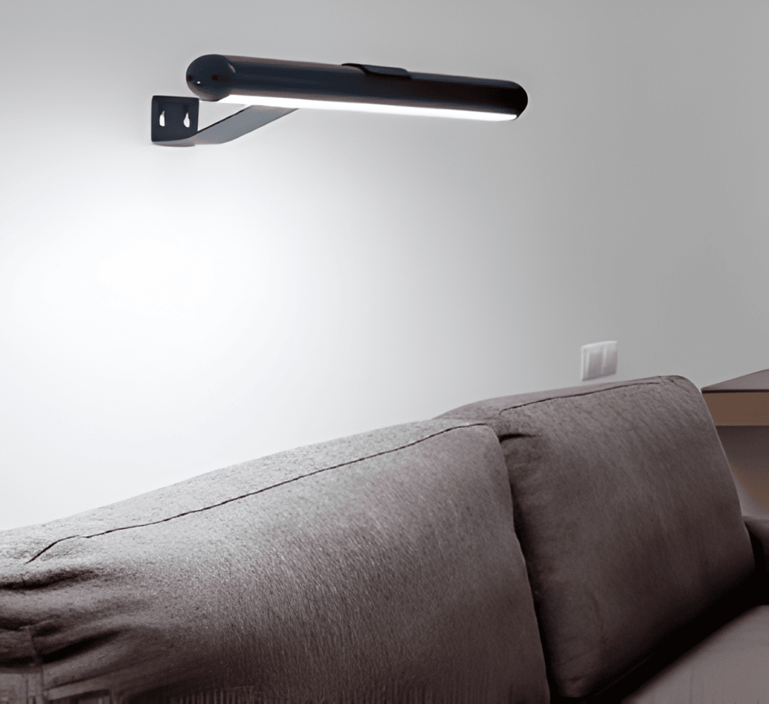 Trådløs USB-oppladbar LED-vegglampe - full rotasjon og praktisk opplading