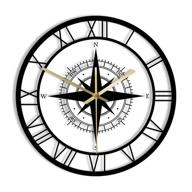 Wanduhr Kompass Nautisch – Stilvolles und funktionales Dekor 