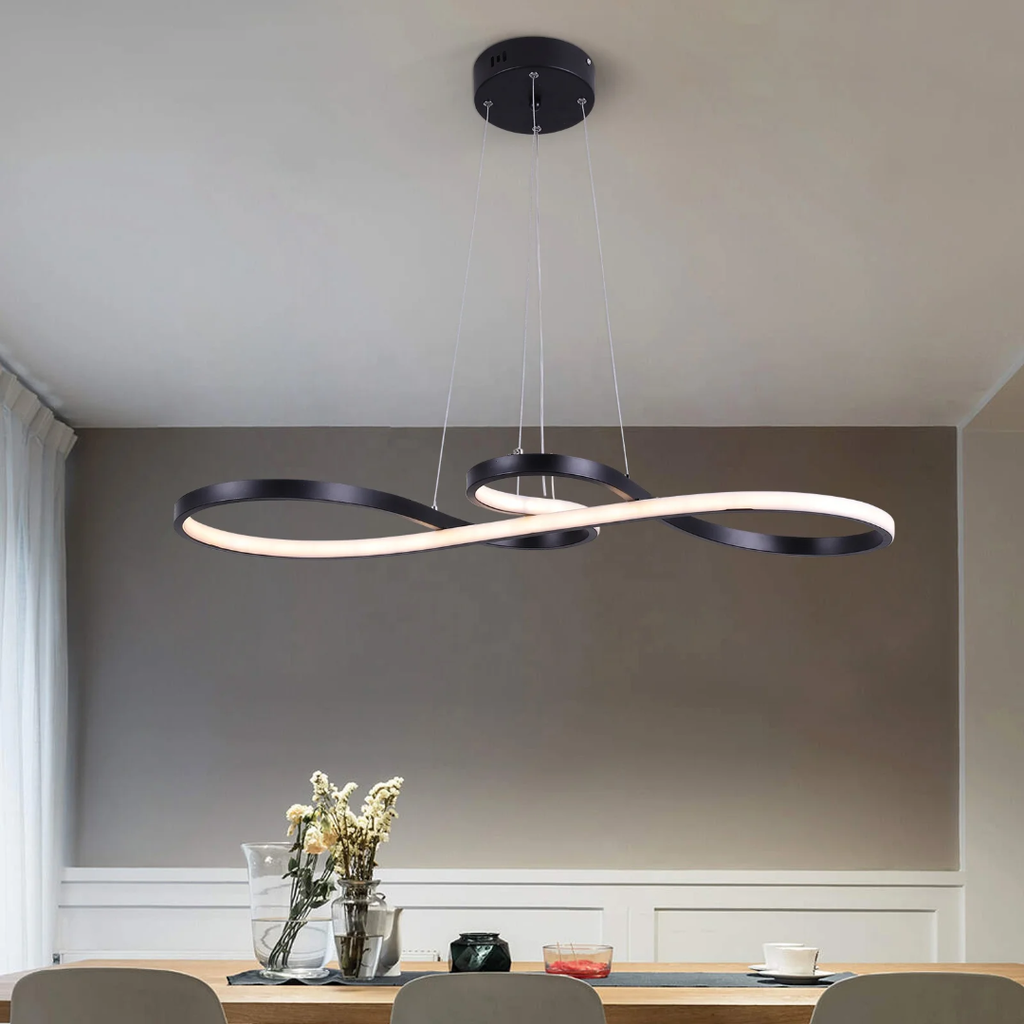 Moderne LED-ophæng i ringe – Elegant og futuristisk design 
