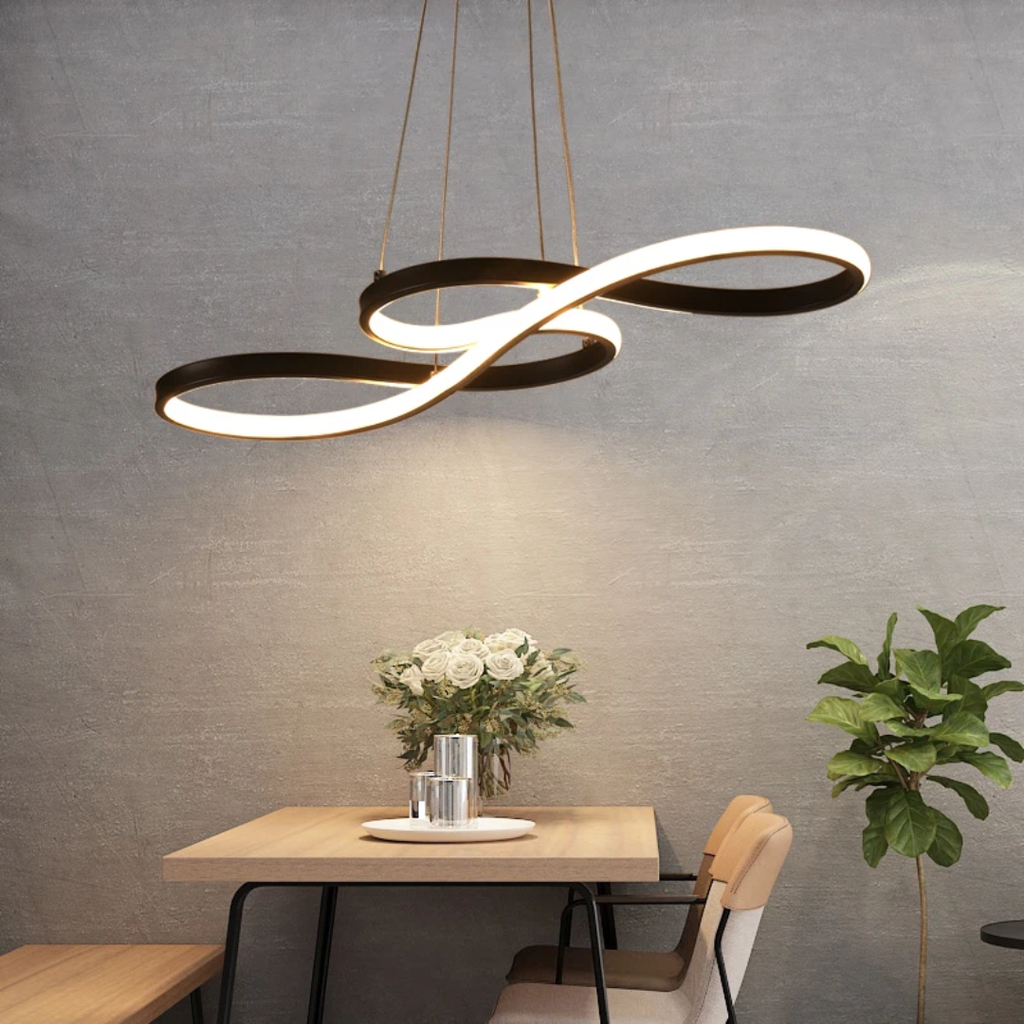 Moderne LED-ophæng i ringe – Elegant og futuristisk design 