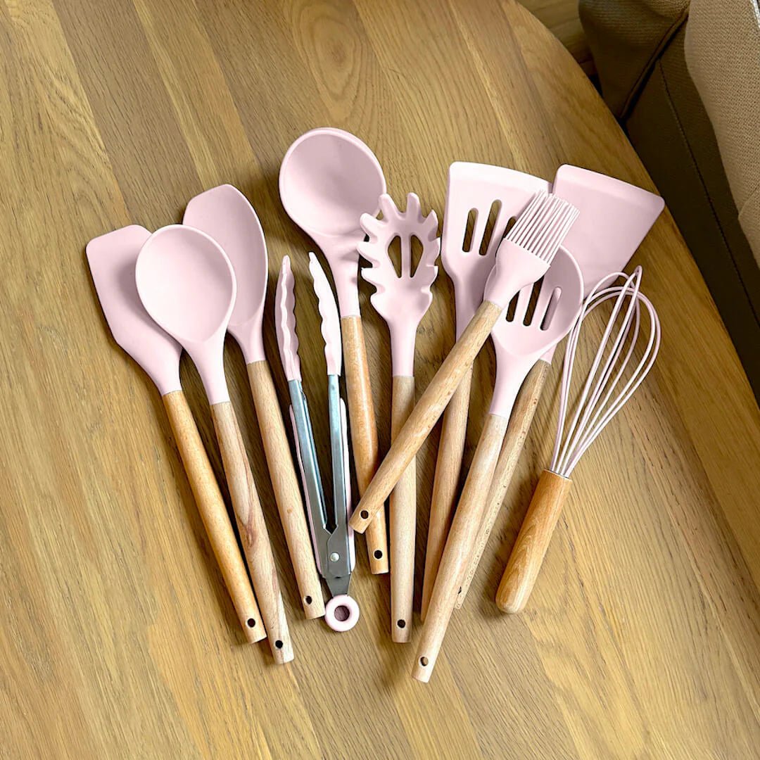 Ensemble D’Ustensiles De Cuisine  – Pratique Et Durable
