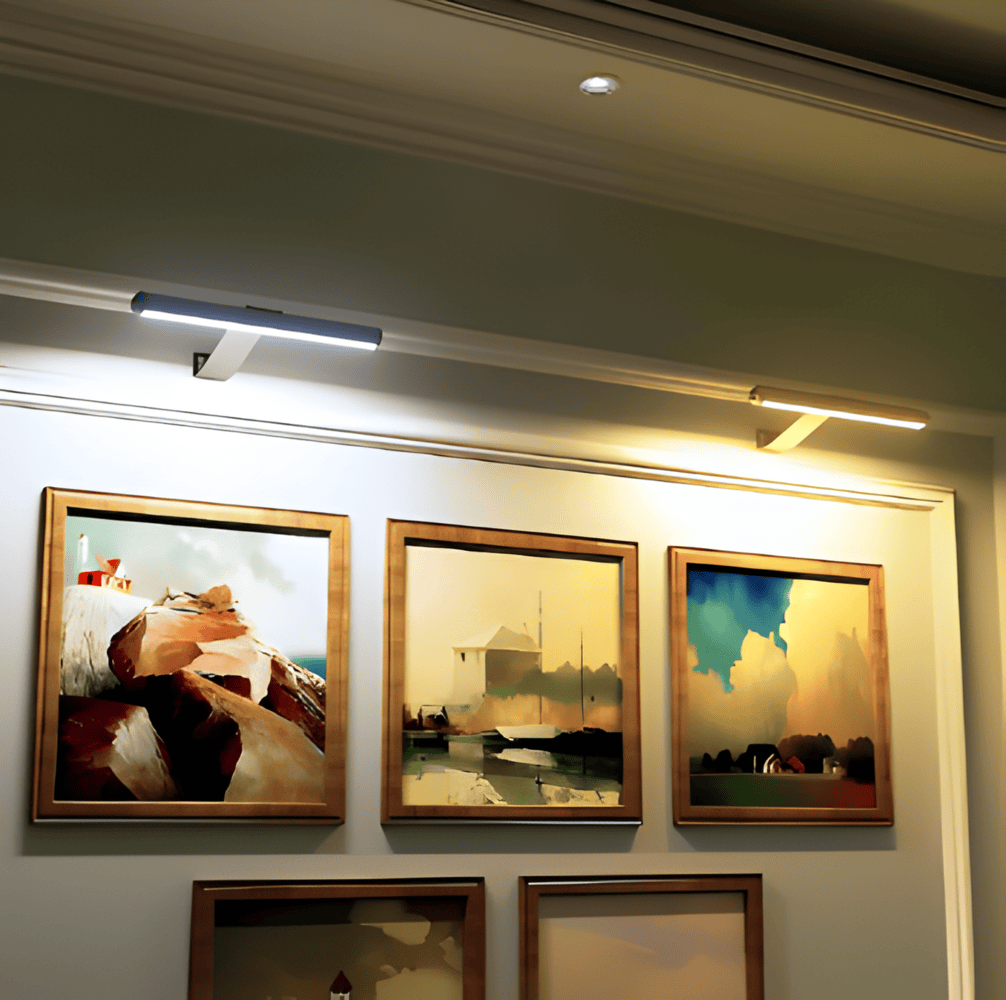 Lampă de perete cu LED reîncărcabilă USB fără fir - rotație completă și reîncărcare convenabilă