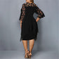Blandine | Vestido de Noche Talla Grande – Estilo Elegante y Dobladillo Asimétrico 