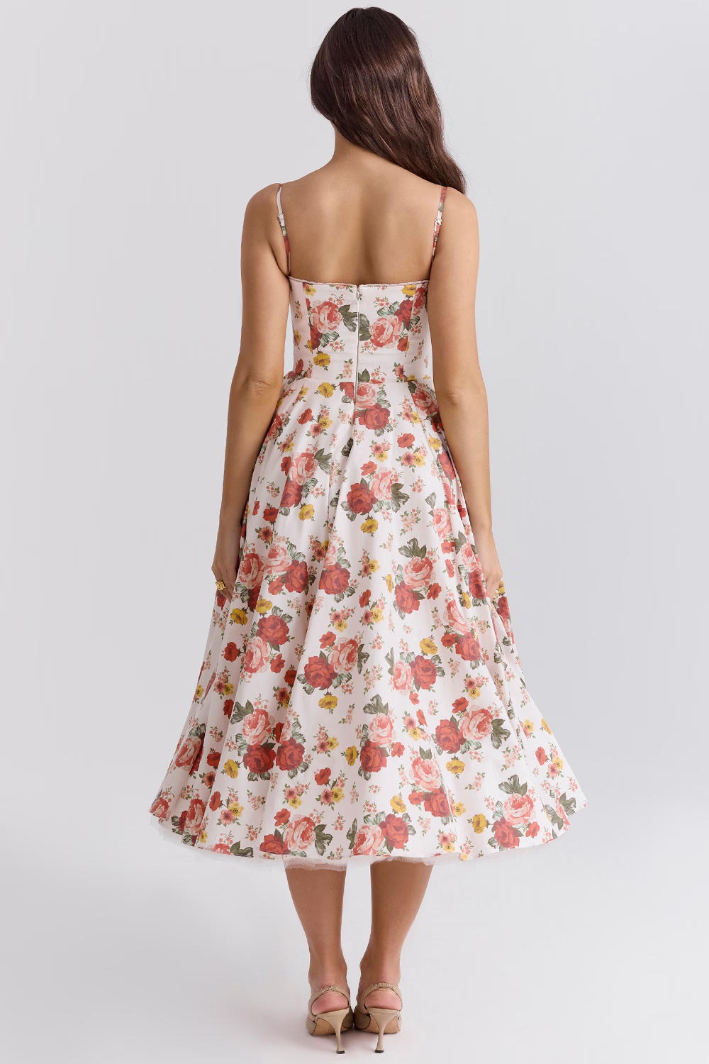 Lory | Midi-Kleid mit Trägern – Glamouröser Klassiker und Leichtigkeit 