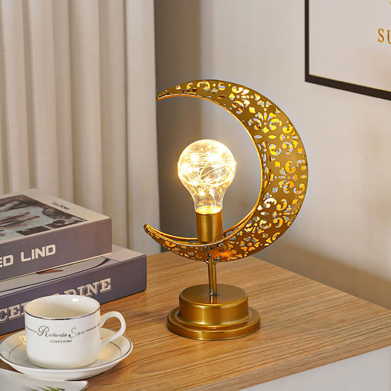 Χρυσή λάμπα φεγγαριού - Μαγική λάμψη & μαγεμένη ατμόσφαιρα
