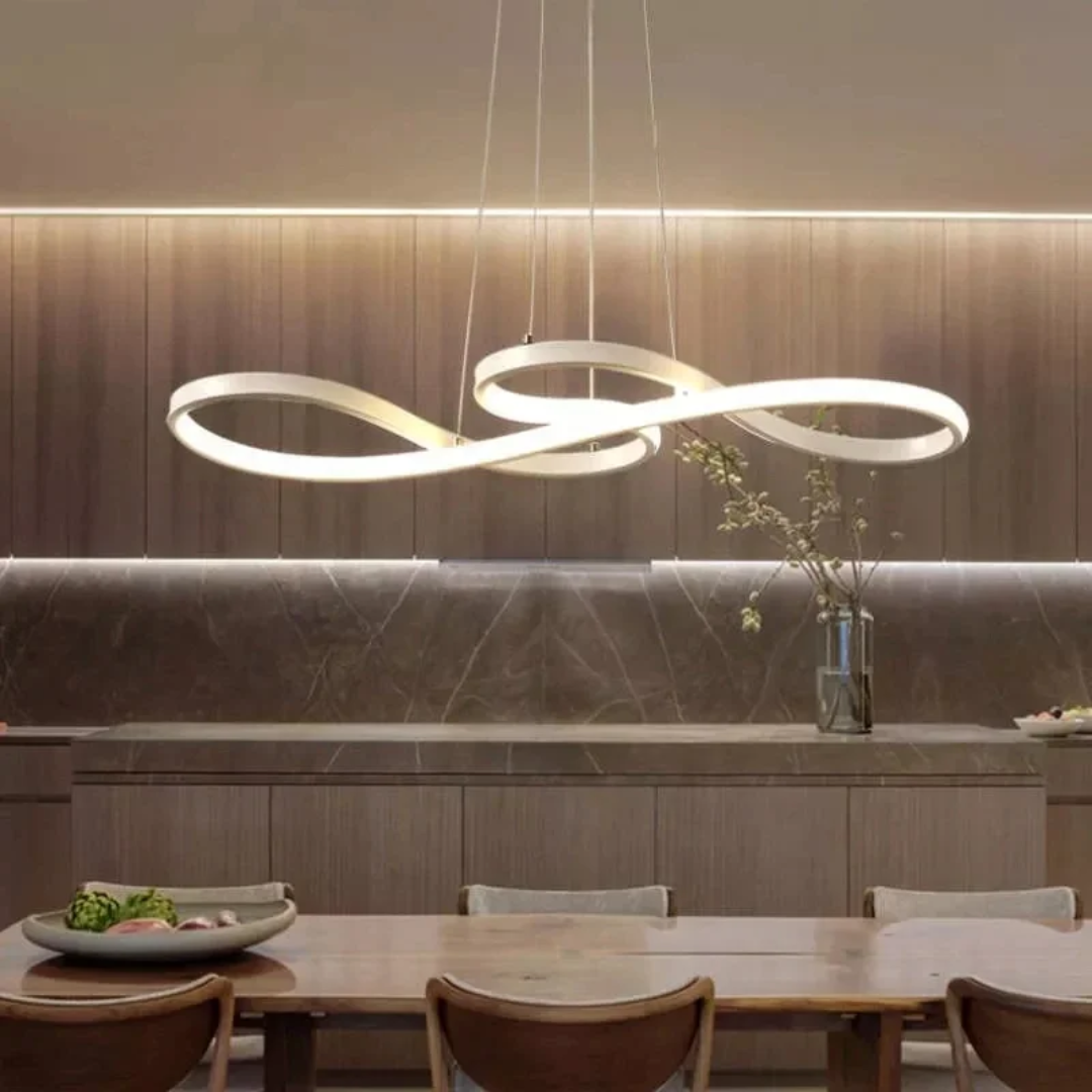 Moderne LED-ophæng i ringe – Elegant og futuristisk design 