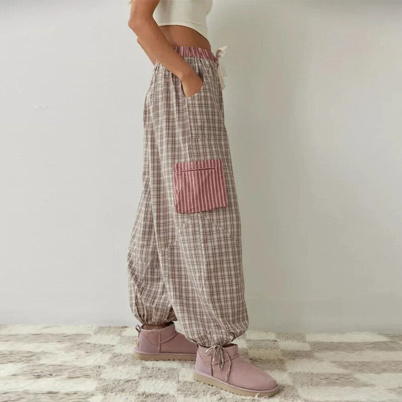 Charlotte | Pyjama Komfort Chic mit Streifen und Karos 