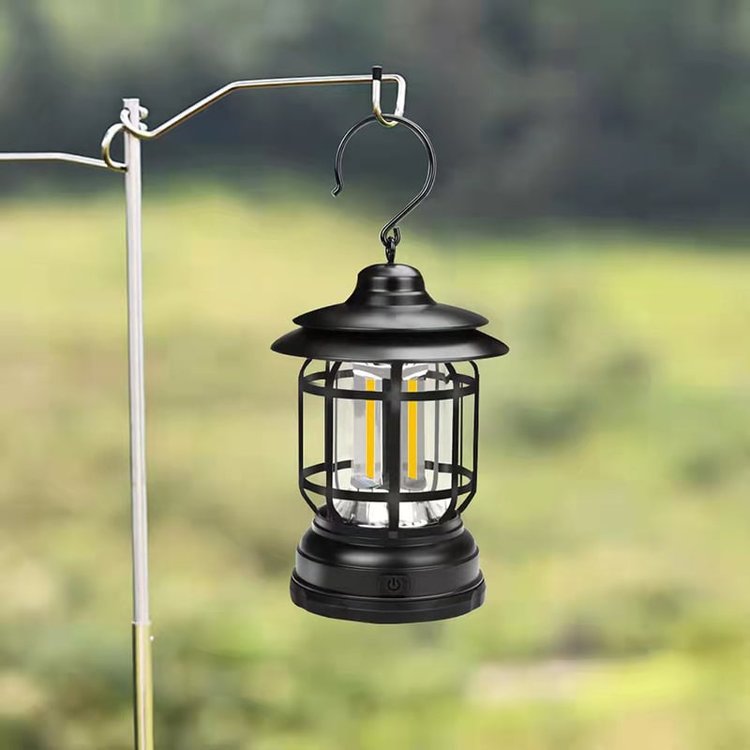 Ρετρό λάμπα κάμπινγκ LED - Vintage στυλ και πρακτικότητα