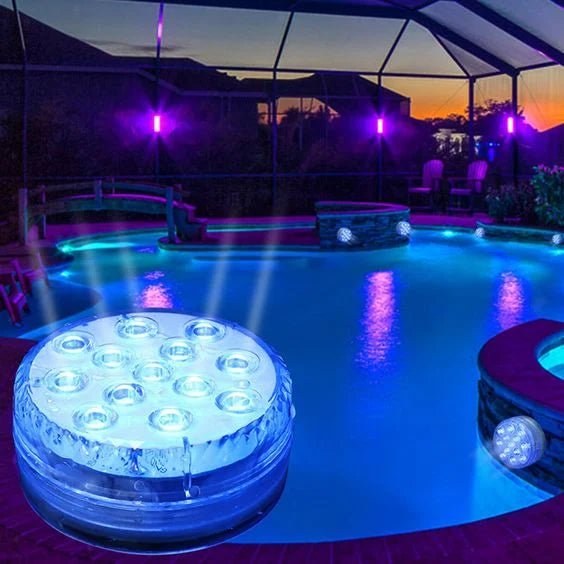 LED-Unterwasserlampe mit Fernbedienung – Wasserdichtes und vielseitiges Licht 