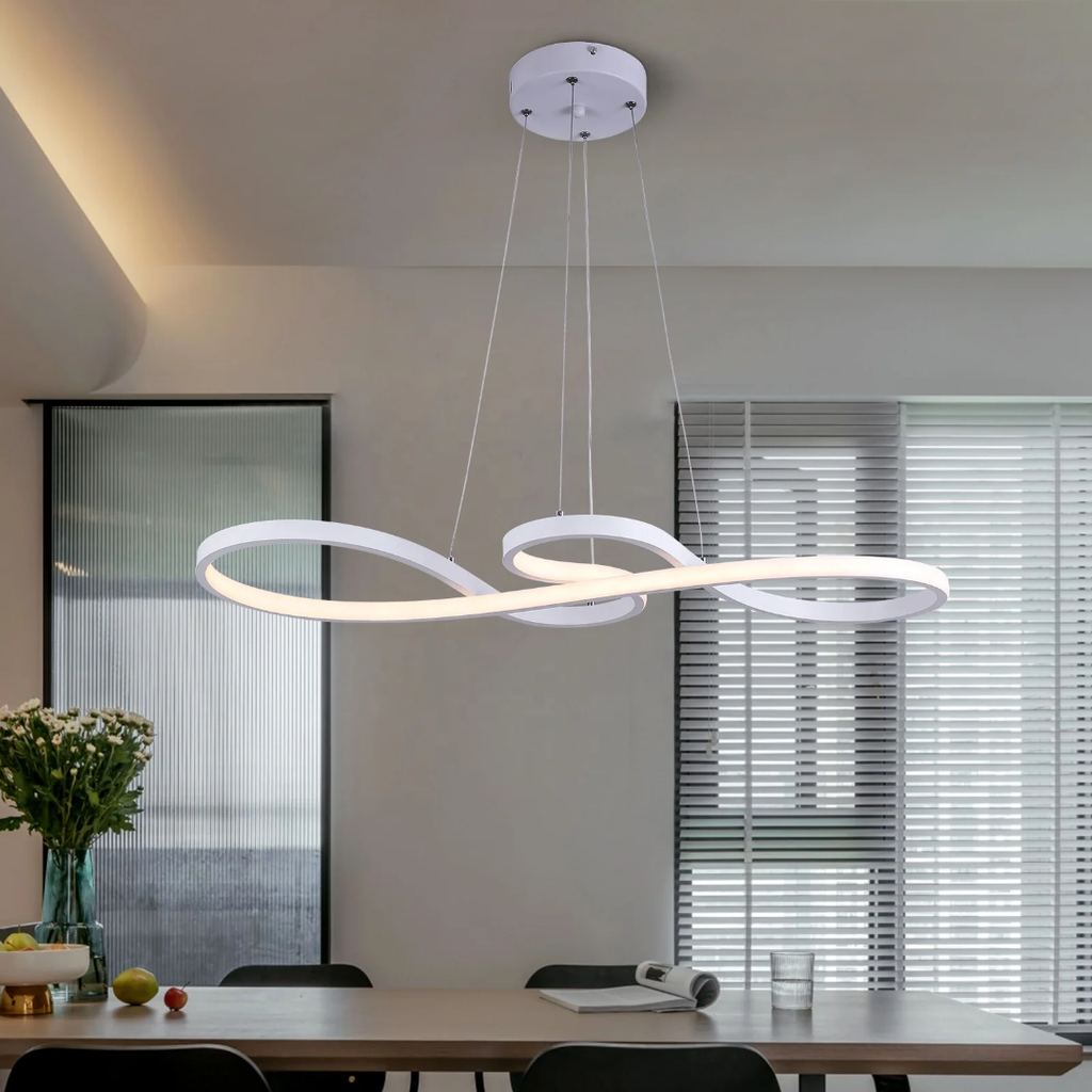 Moderne LED-ophæng i ringe – Elegant og futuristisk design 