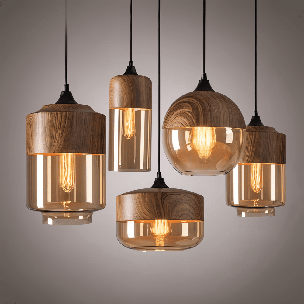 Retro Glas Loft Pendelleuchte - Trendy Leuchten & Einzigartige Atmosphäre