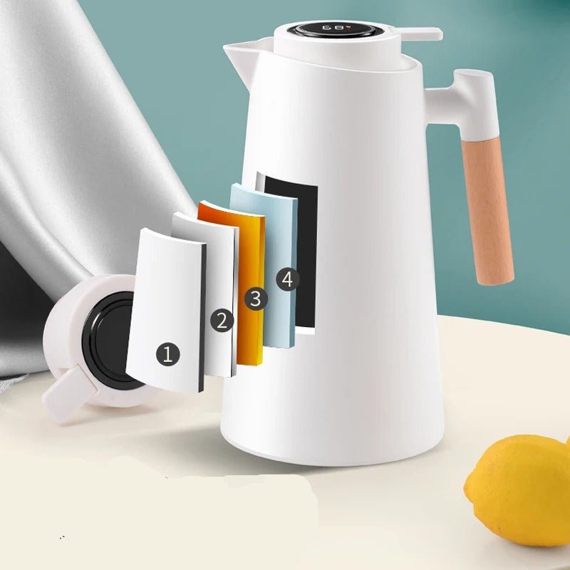 Carafă termică cu afișaj de temperatură – confort modern și utilizare simplă 