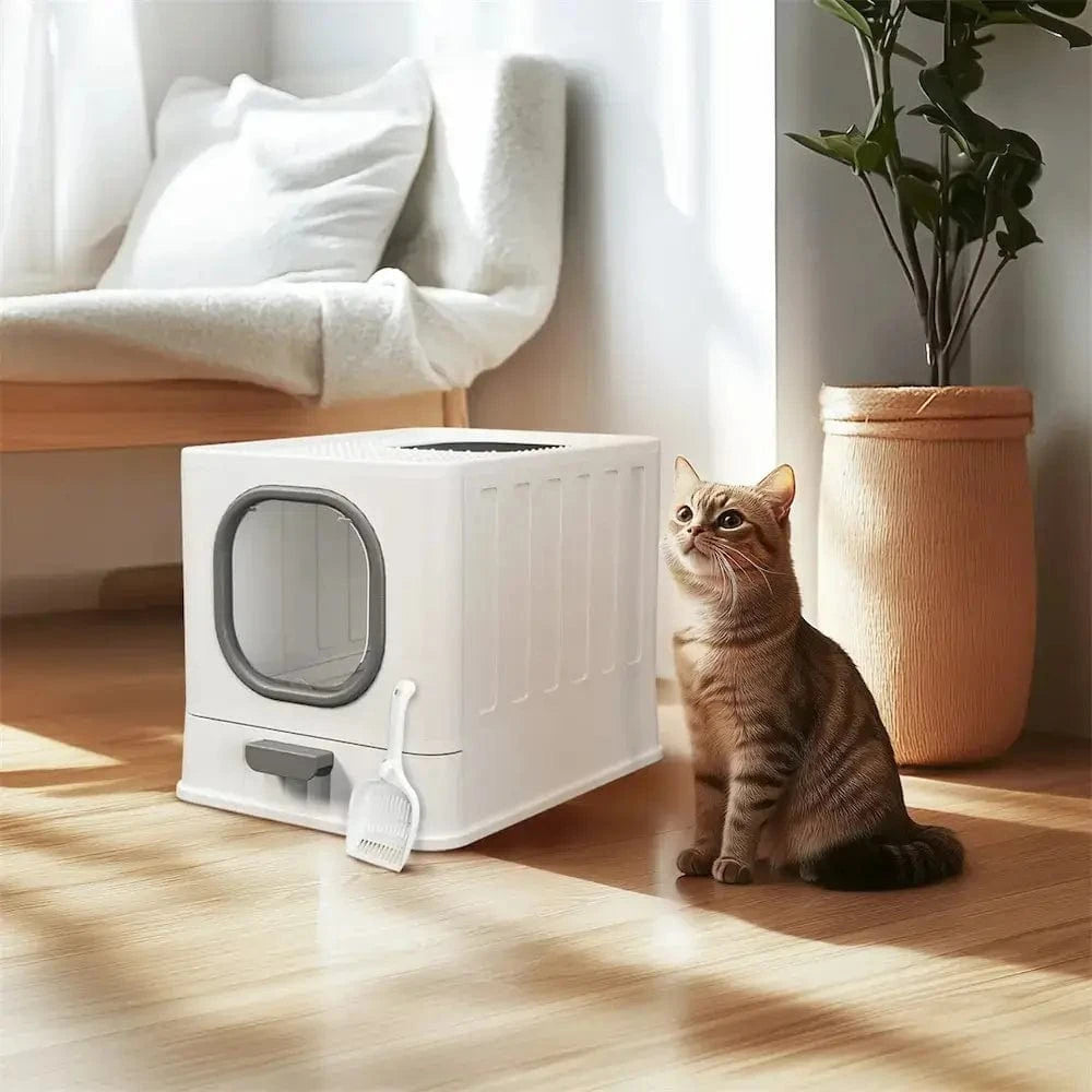 猫用消臭トイレ - 清潔さと快適さが保証されています 