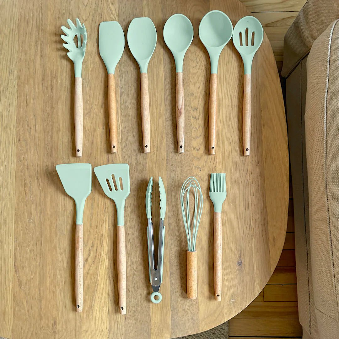 Ensemble D’Ustensiles De Cuisine  – Pratique Et Durable