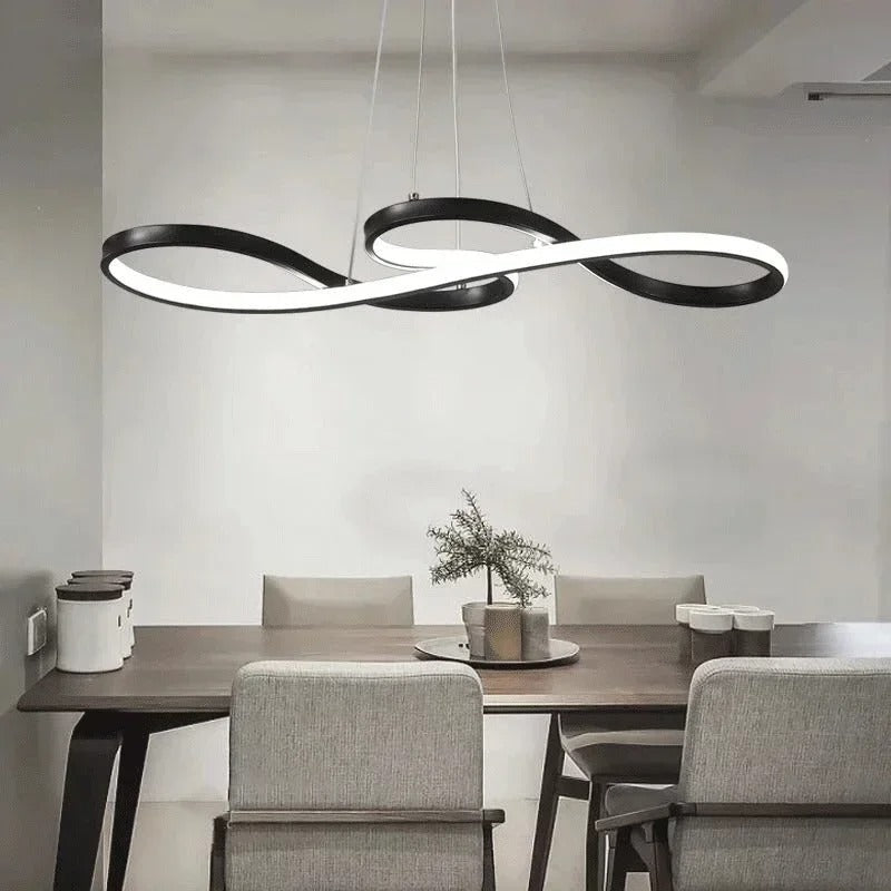Moderne LED-ophæng i ringe – Elegant og futuristisk design 