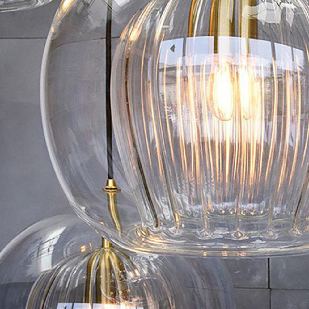 Lampe Suspendue En Verre Élégante Et Chaleureuse – Style Et Raffinement