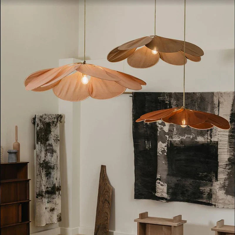 Suspension Luminaire Pétales De Fleurs – Élégance Florale
