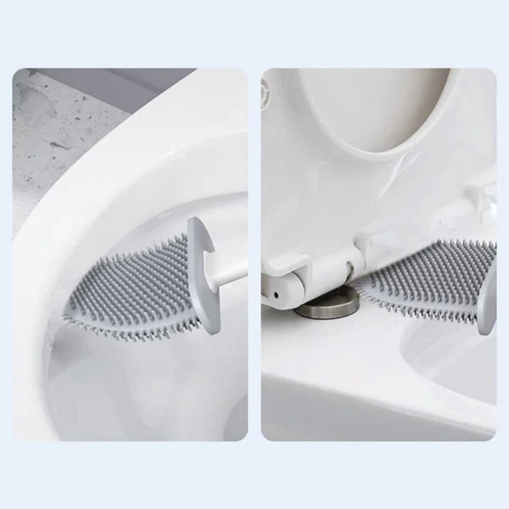 シリコン製の柔軟なトイレブラシ – 耐久性と抗菌設計 