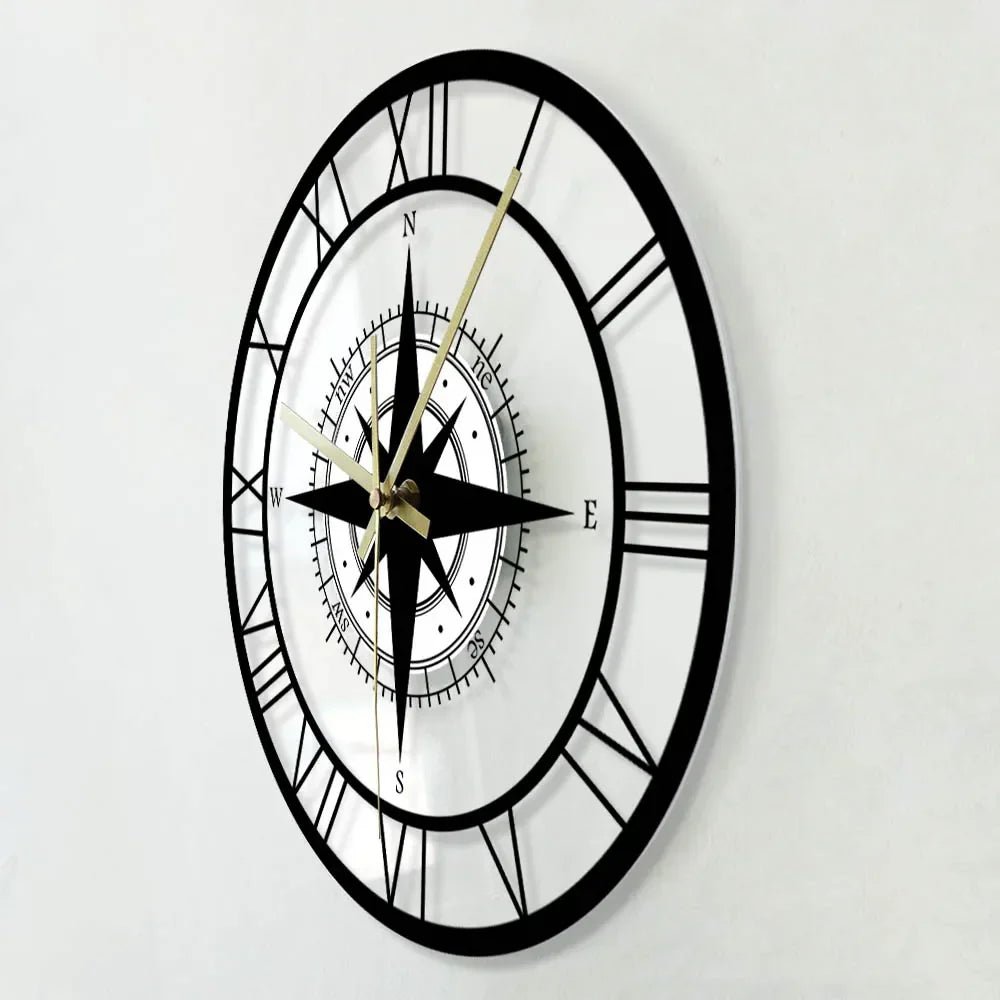 Wanduhr Kompass Nautisch – Stilvolles und funktionales Dekor 