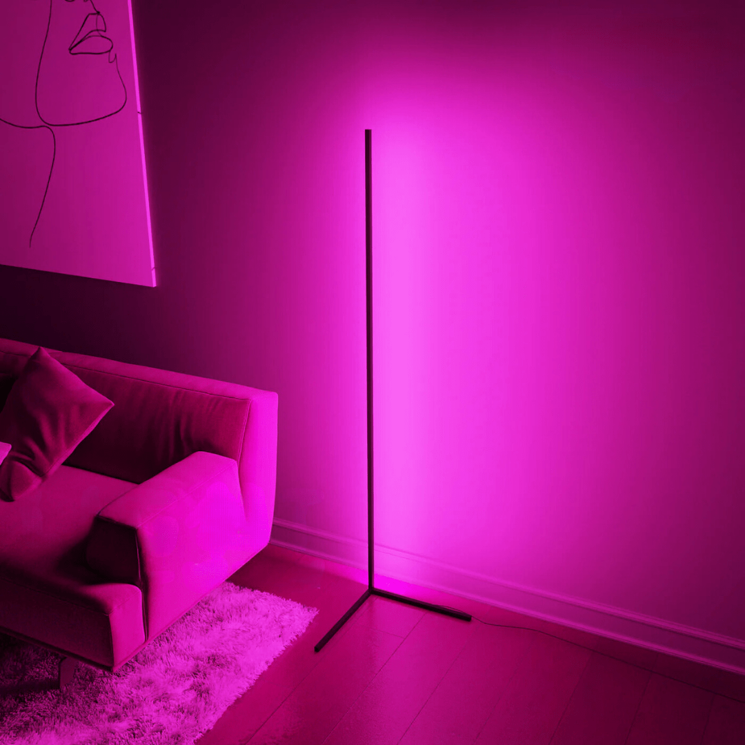 Narożna lampa nastrojowa - Éclat Multicolore & Atmosphère Moderne