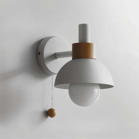Lampă de perete pastel cu întrerupător - iluminare moale și stil modern