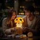 Lâmpada de Mesa Girassol – Luz Aconchegante e Decorativa 