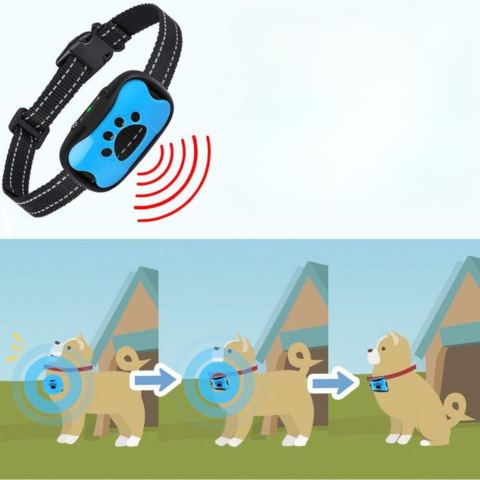 Anti-Bjeffehalsbånd for Hund — Mild og Effektiv Trening 