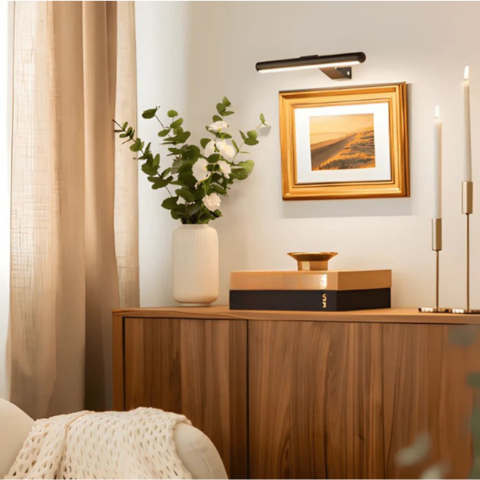 Lampă de perete cu LED reîncărcabilă USB fără fir - rotație completă și reîncărcare convenabilă