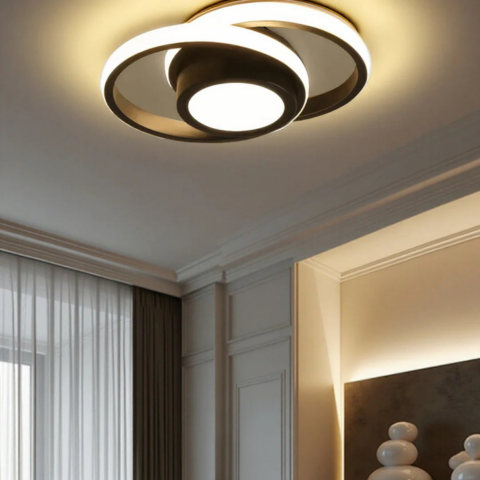 Moderne LED Loftlampe – Elegance Og Ydeevne 