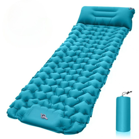 Luftmadrass för camping – Med inbyggd pump och optimal komfort 