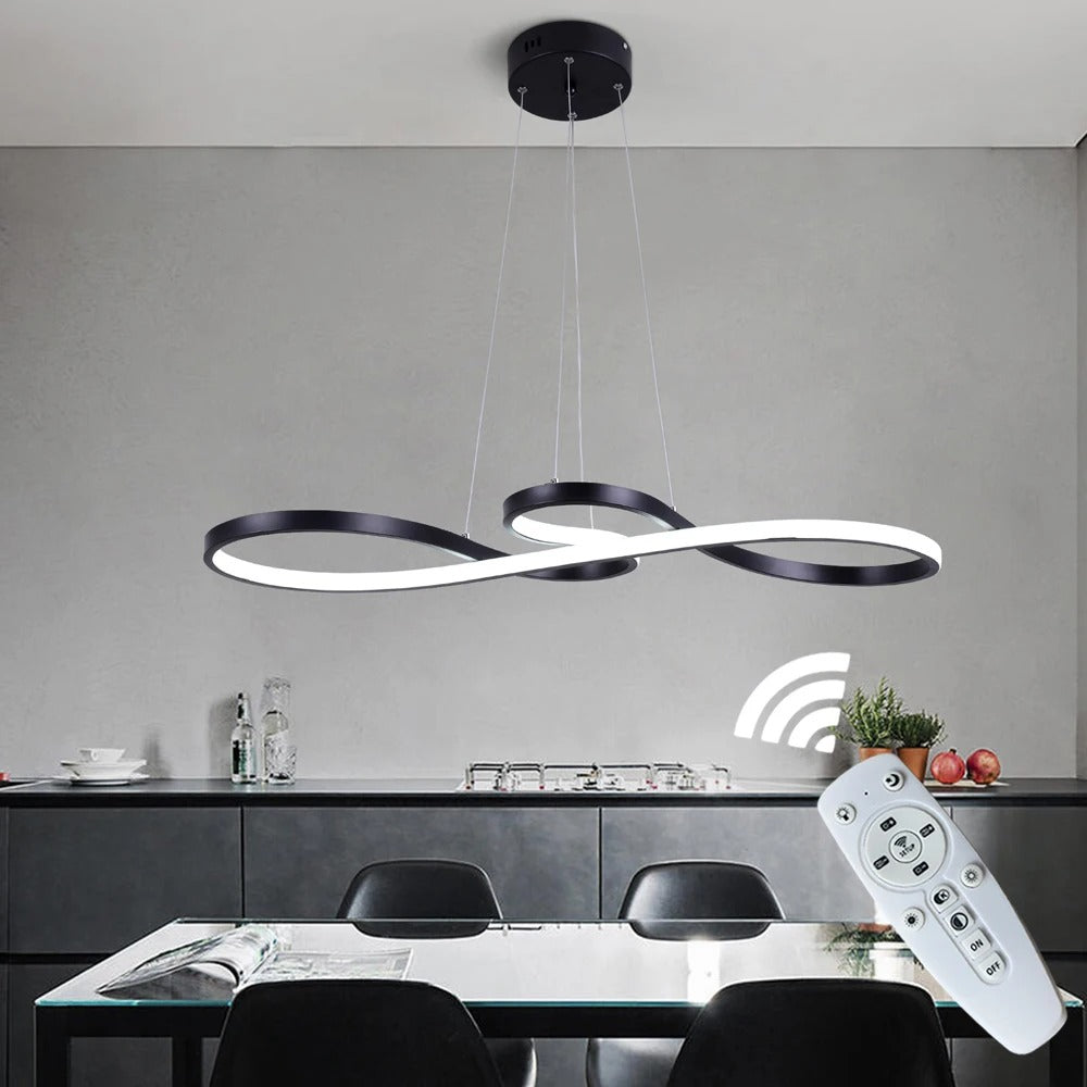Moderne LED-ophæng i ringe – Elegant og futuristisk design 