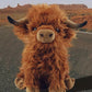 Peluche Vache des Highlands Écossaise