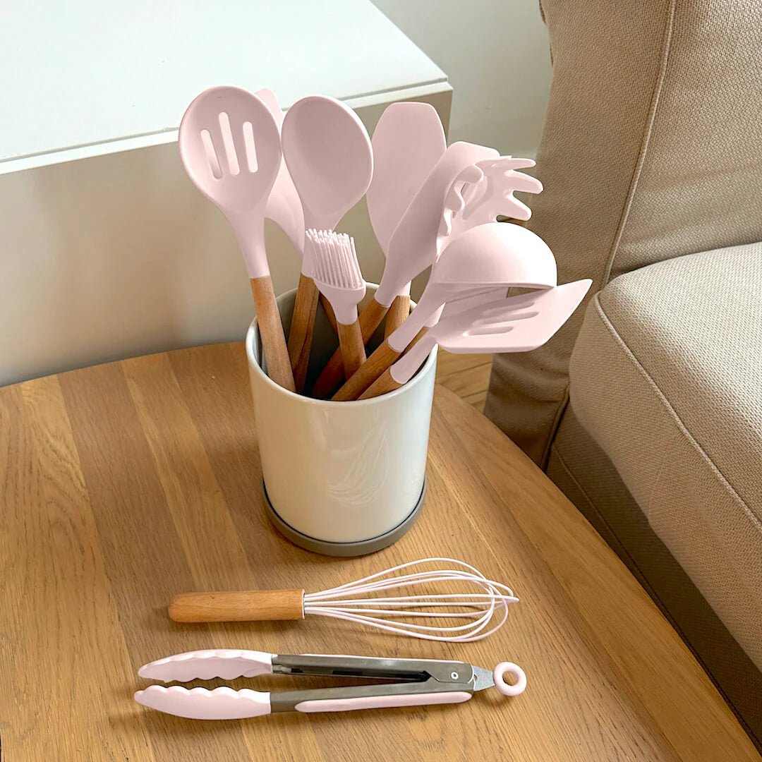 Ensemble D’Ustensiles De Cuisine  – Pratique Et Durable