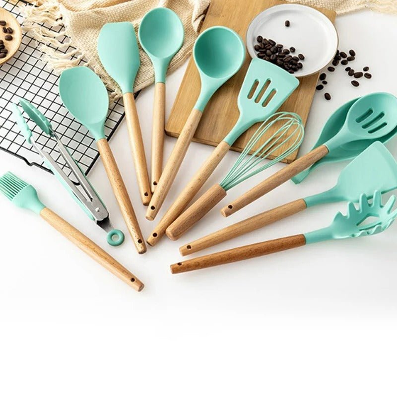 Ensemble D’Ustensiles De Cuisine  – Pratique Et Durable