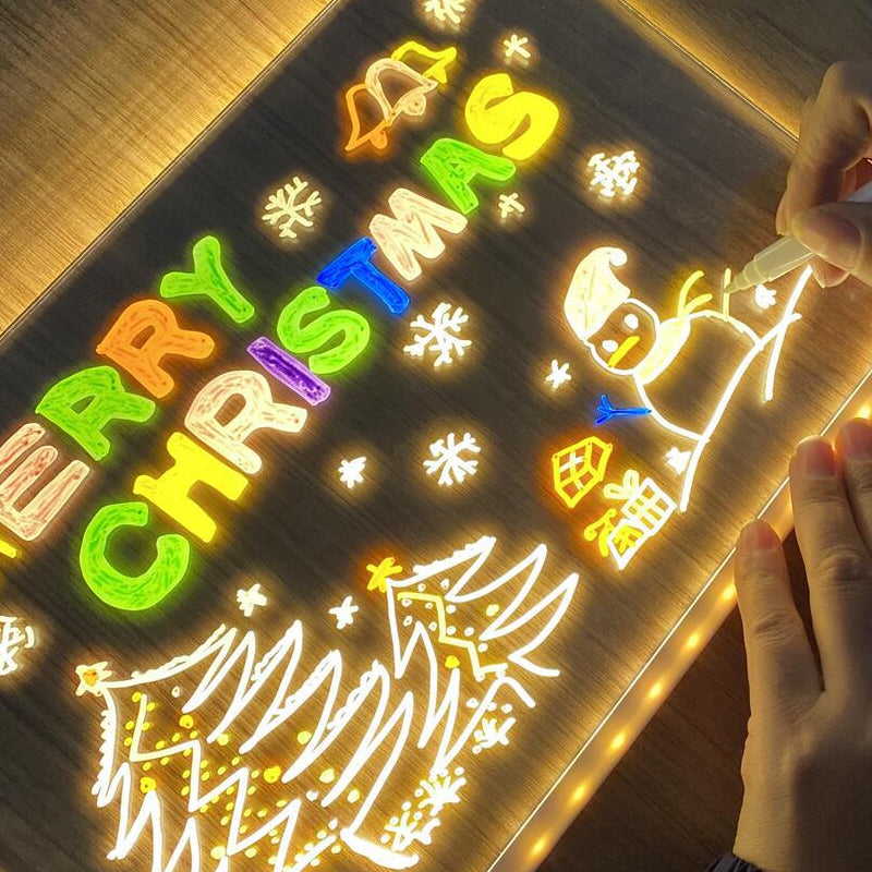 Tavolo Luminoso Cancellabile – Disegna, Illumina E Ricomincia All'infinito 