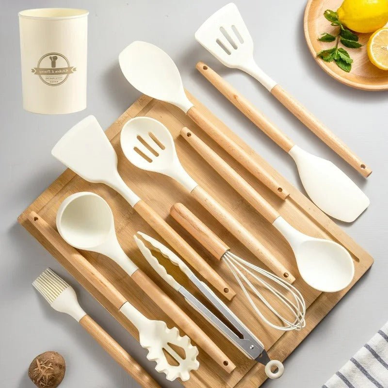 Ensemble D’Ustensiles De Cuisine  – Pratique Et Durable