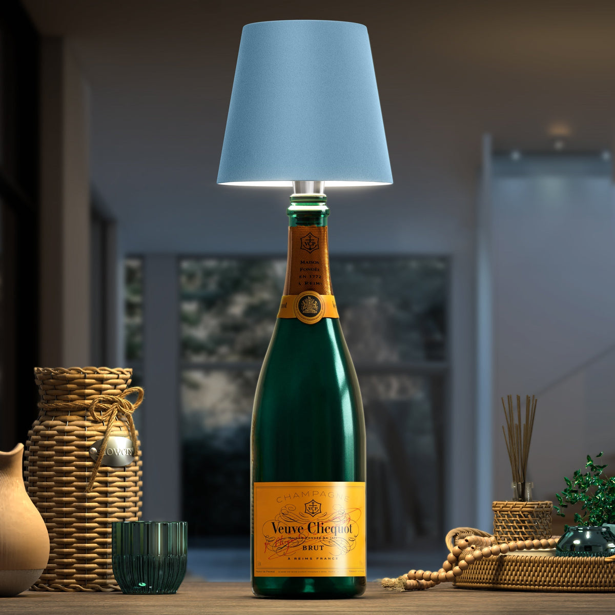 Wiederaufladbare LED-Lampe – Verwandeln Sie Ihre Flaschen in Leuchten 