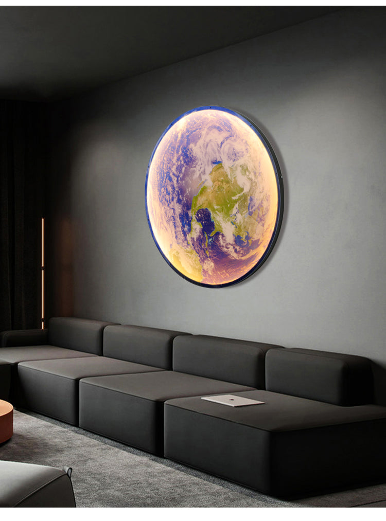 3D LED Wandlamp – Maan Voor Een Unieke Sfeer 