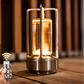 Tischlampe mit Akku – Gedämpftes Licht und zeitloser Stil 