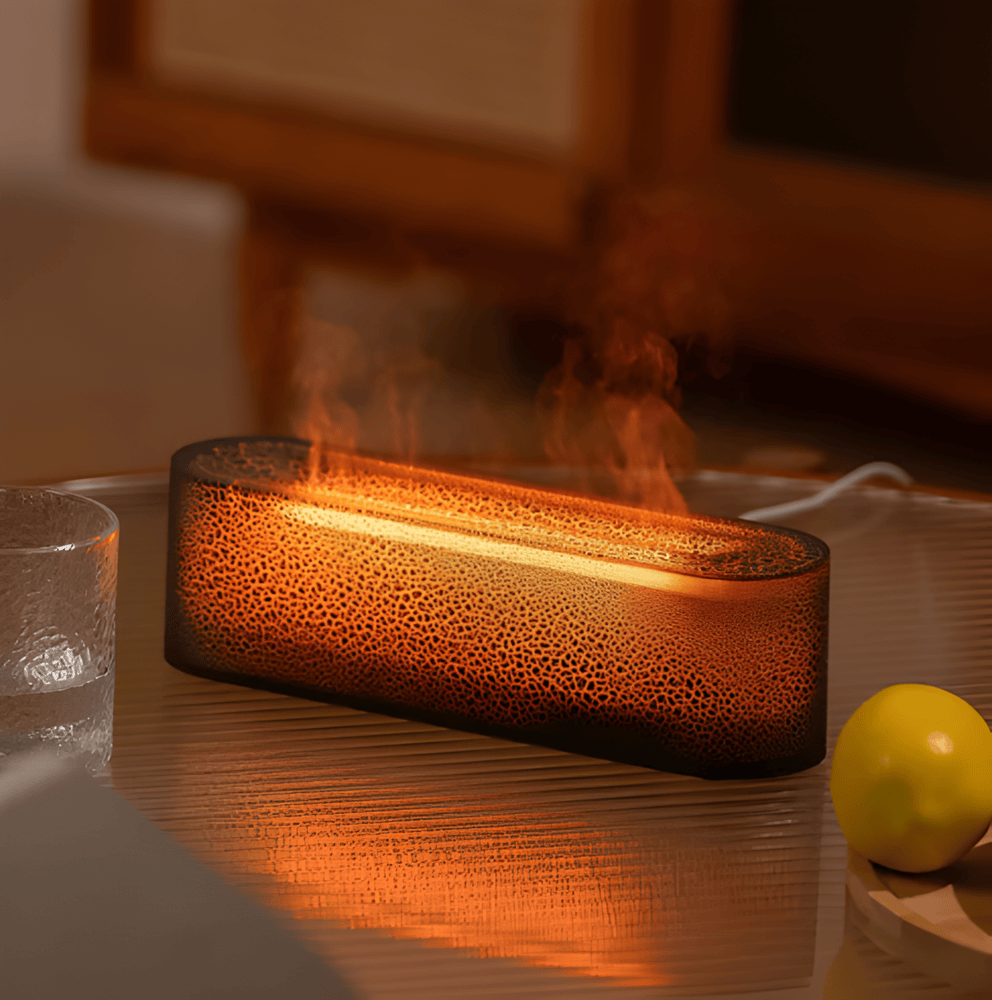 ناشر الروائح العطرية USB مع إضاءة LED متعددة الألوان - جو مريح ورذاذ خفيف