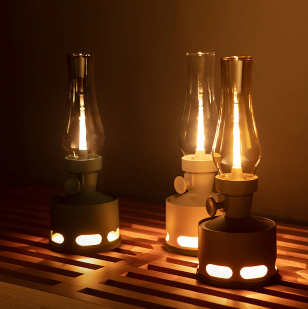 Retro LED-lantaarn – Elegante decoratieve verlichting 