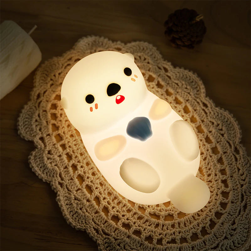LED Nachtlampje – Schattige Zachte Silicone Zeehond 