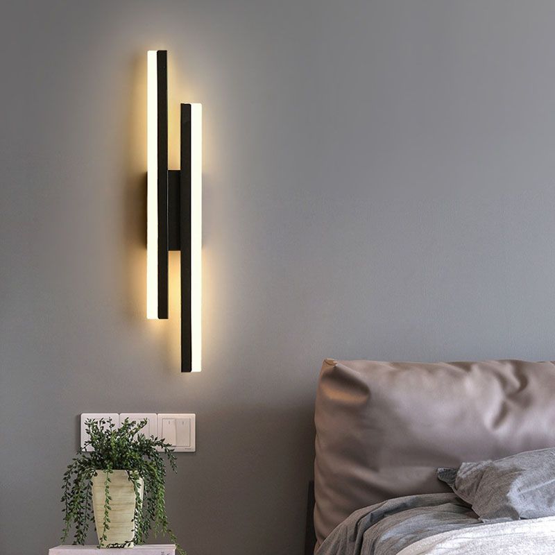 מנורת קיר LED – סגנון מודרני אנכי 