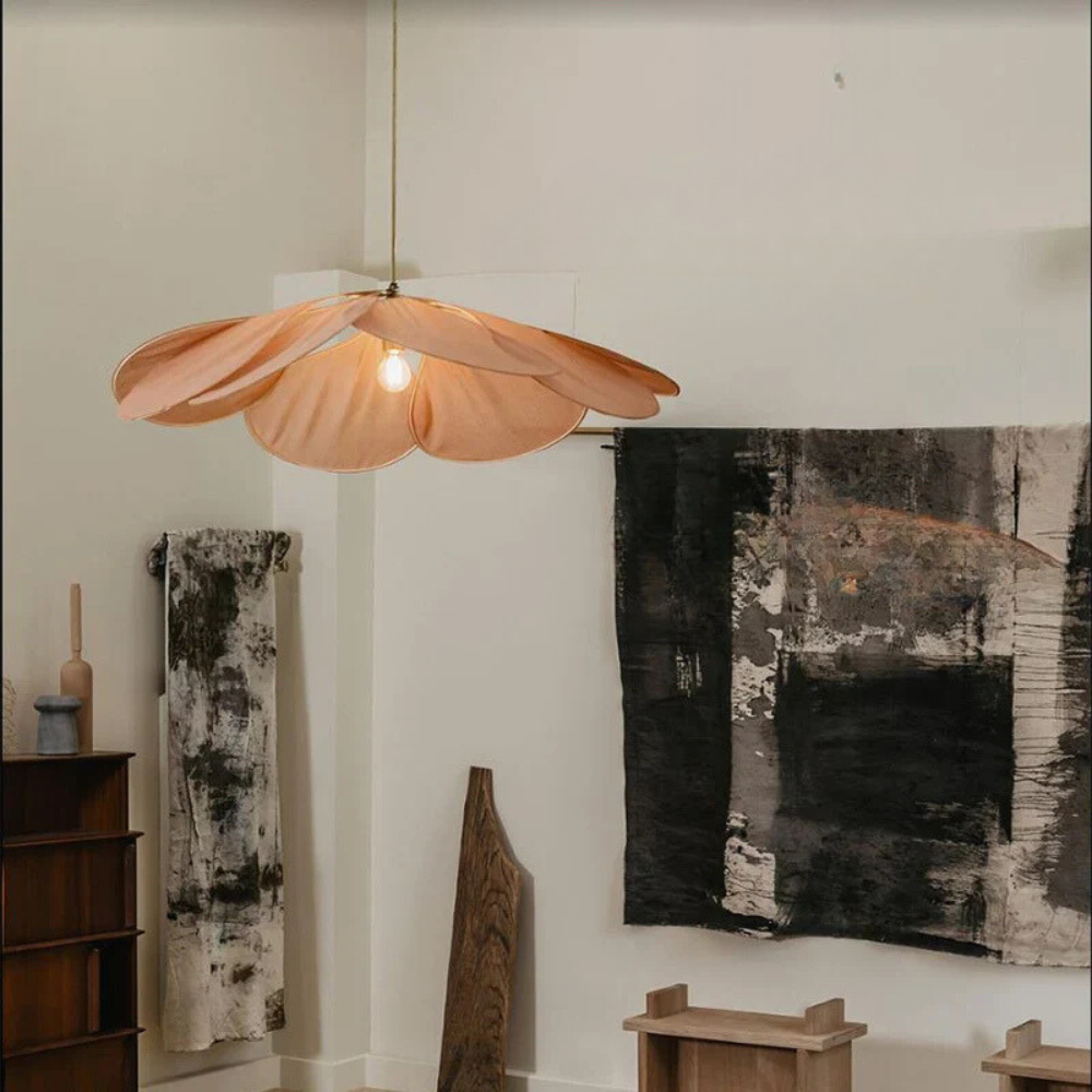 Suspension Luminaire Pétales De Fleurs – Élégance Florale