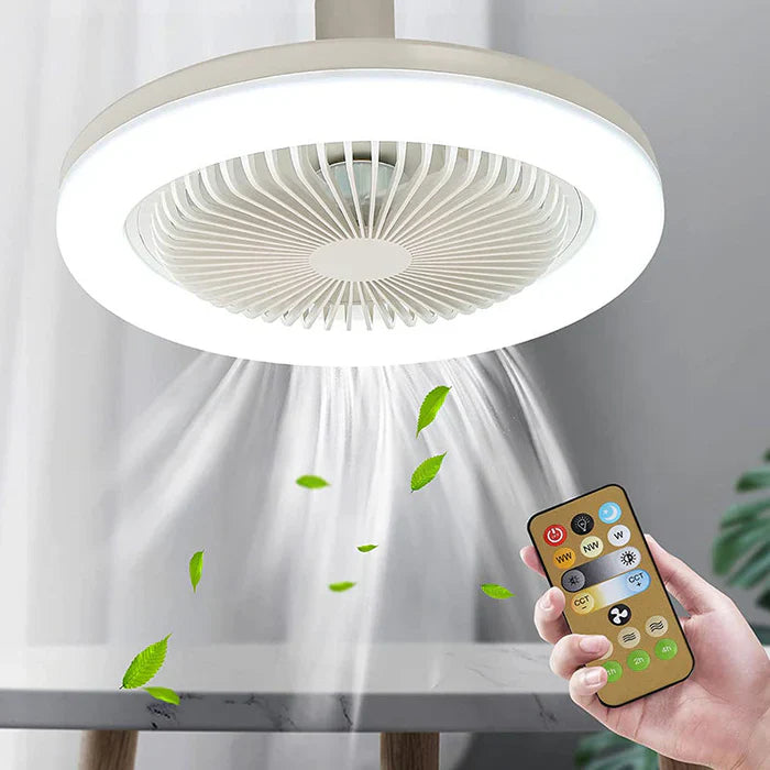 Multifunctionele Plafondventilator – Luchtcirculatie en Ingebouwde Verlichting 
