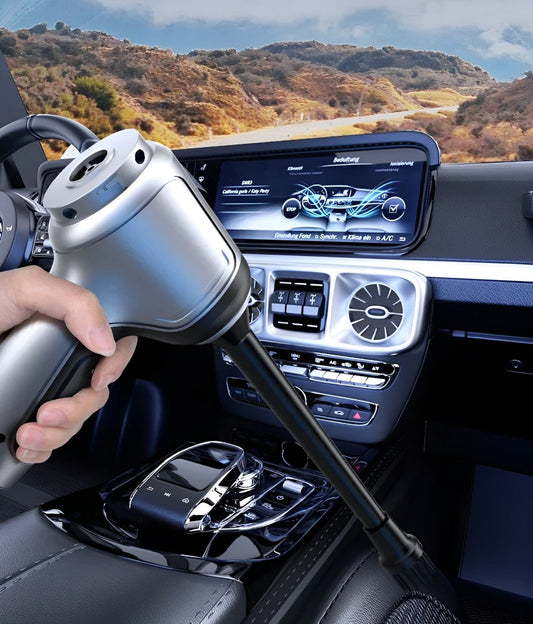 Aspiradora de Coche Portátil – Limpieza Eficaz y Sin Cable 
