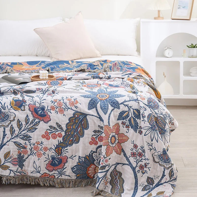 Künstlerische Abdeckung im rustikalen Blumendesign 